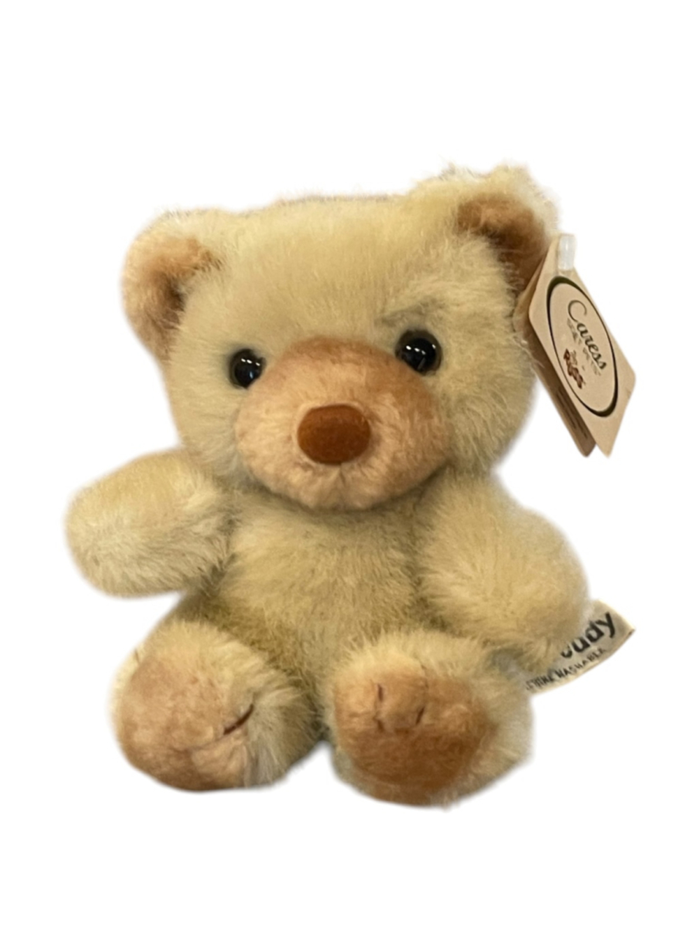 Vtg Russ Berrie Tuff Teddy Bear Plush with Tags Caress Soft Pets Stuffed Animal
